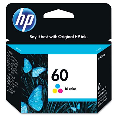 HP 60, (CC643WN) Tri-Color Original Ink Cartridge1