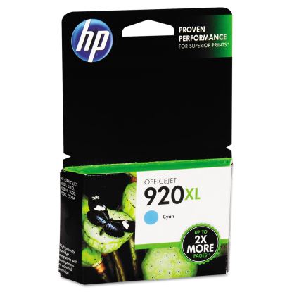 HP 920XL, (CD972AN) High-Yield Cyan Original Ink Cartridge1