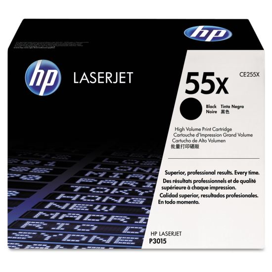 HP 55X, (CE255X) High-Yield Black Original LaserJet Toner Cartridge1