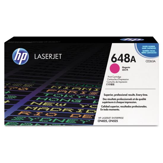 HP 648A, (CE263A) Magenta Original LaserJet Toner Cartridge1