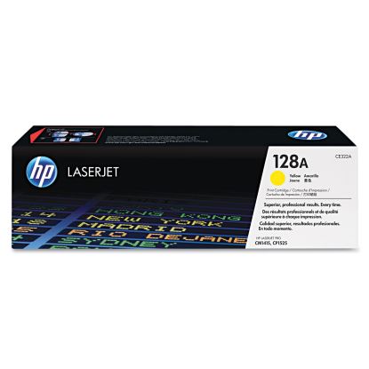 HP 128A, (CE322A) Yellow Original LaserJet Toner Cartridge1