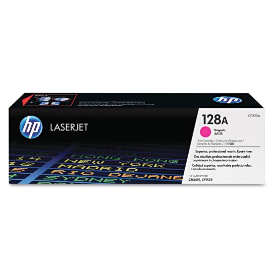 HP 128A, (CE323A) Magenta Original LaserJet Toner Cartridge1