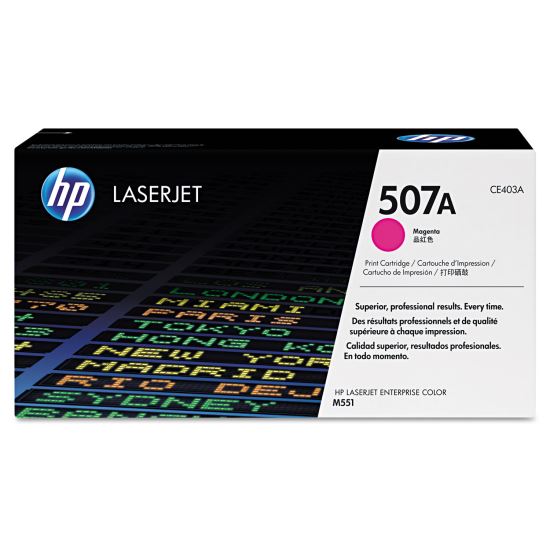 HP 507A, (CE403A) Magenta Original LaserJet Toner Cartridge1