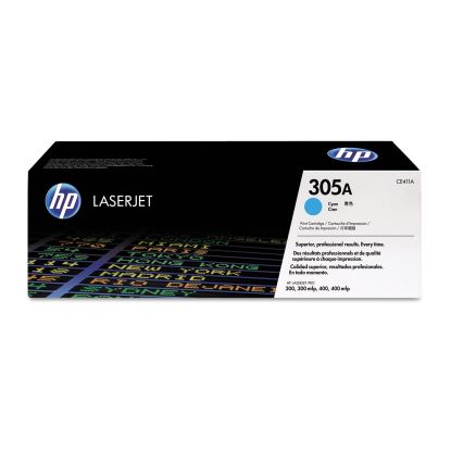 HP 305A, (CE411A) Cyan Original LaserJet Toner Cartridge1