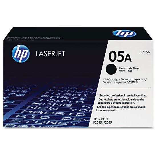 HP 05A, (CE505A) Black Original LaserJet Toner Cartridge1