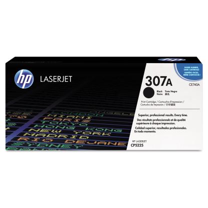 HP 307A, (CE740A) Black Original LaserJet Toner Cartridge1