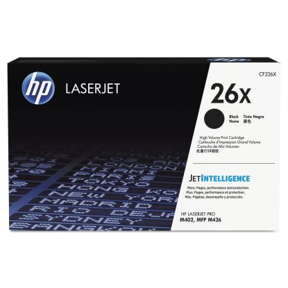 HP 26X, (CF226X) High-Yield Black Original LaserJet Toner Cartridge1