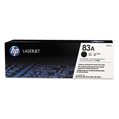 HP 83A, (CF283A) Black Original LaserJet Toner Cartridge1