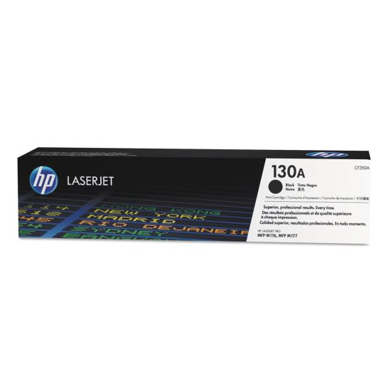 HP 130A, (CF350A) Black Original LaserJet Toner Cartridge1