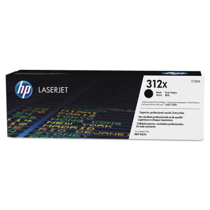 HP 312X, (CF380X) High-Yield Black Original LaserJet Toner Cartridge1