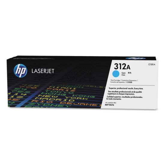 HP 312A, (CF381A) Cyan Original LaserJet Toner Cartridge1