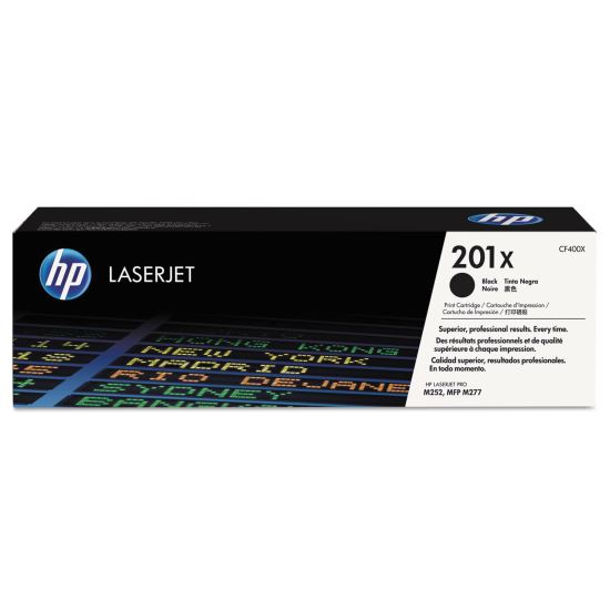 HP 201X, (CF400X) High-Yield Black Original LaserJet Toner Cartridge1