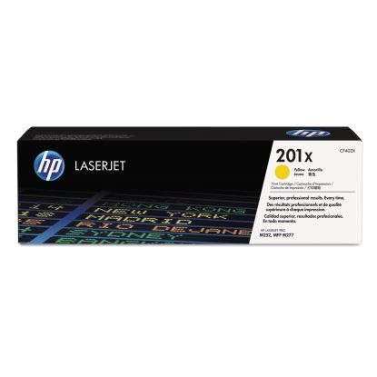 HP 201X, (CF402X) High-Yield Yellow Original LaserJet Toner Cartridge1