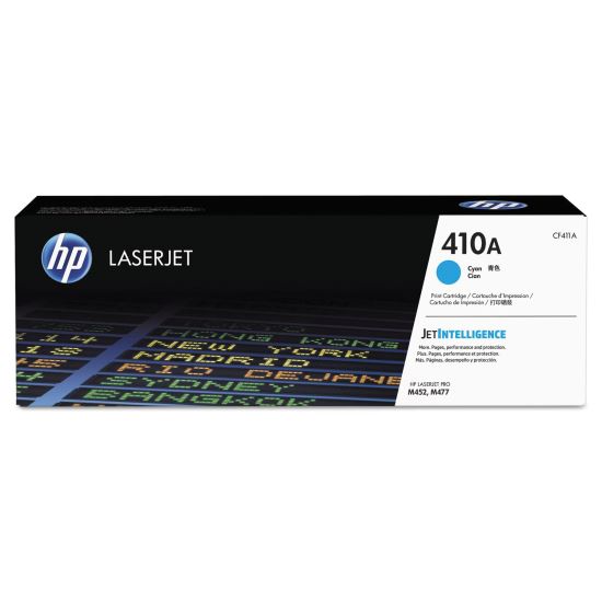 HP 410A, (CF411A) Cyan Original LaserJet Toner Cartridge1