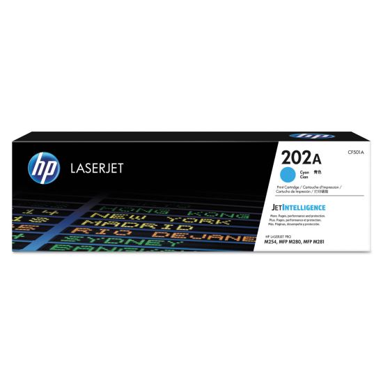 HP 202A, (CF501A) Cyan Original LaserJet Toner Cartridge1