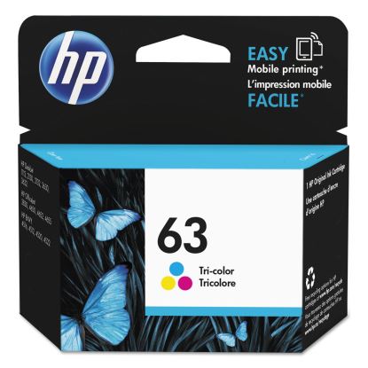 HP 63, (F6U61AN) Tri-Color Original Ink Cartridge1