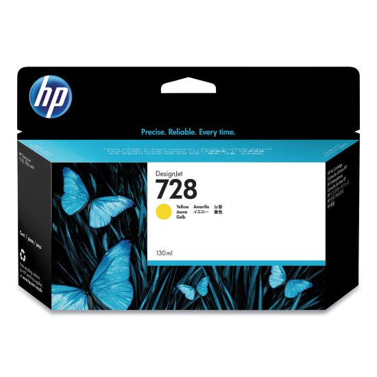 HP 728, (F9J65A) Yellow Original Ink Cartridge1