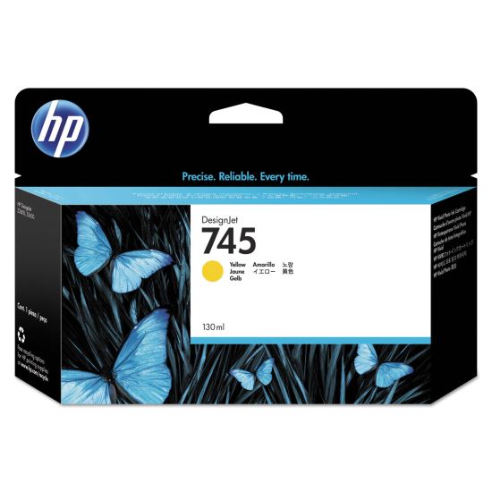 HP 745, (F9J96A) Yellow Original Ink Cartridge1