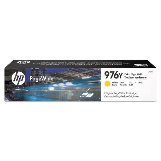 HP 976Y, (L0R07A) Extra High-Yield Yellow Original PageWide Cartridge1