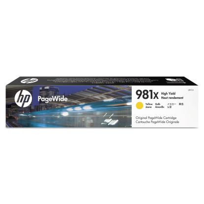 HP 981X, (L0R11A) High-Yield Yellow Original PageWide Cartridge1