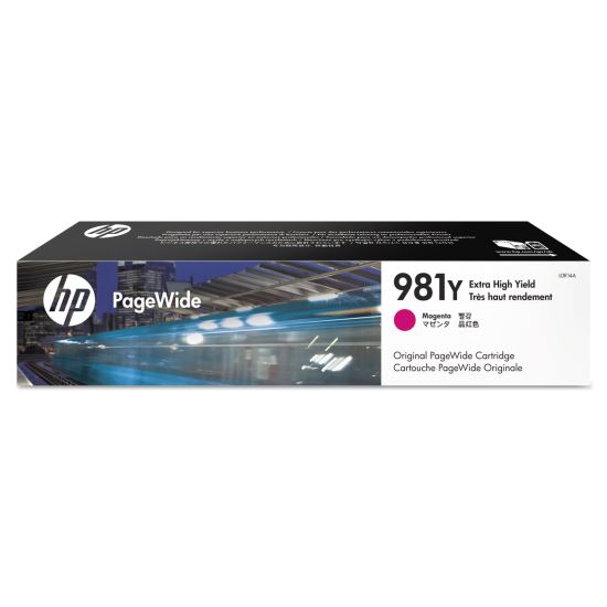 HP 981Y, (L0R14A) Extra High-Yield Magenta Original PageWide Cartridge1