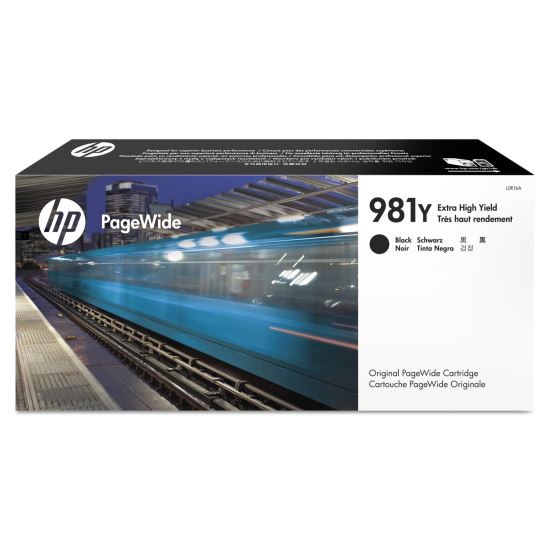 HP 981Y, (L0R16A) Extra High-Yield Black Original PageWide Cartridge1