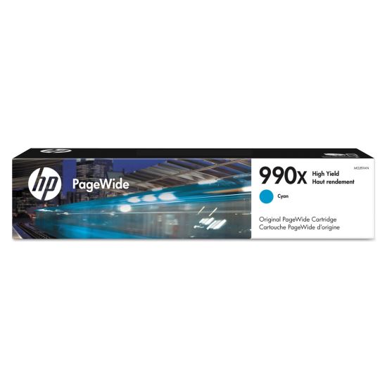 HP 990X, (M0J89AN) High-Yield Cyan Original PageWide Cartridge1