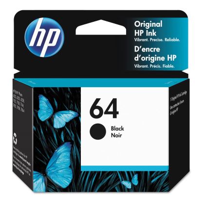 HP 64, (N9J90AN) Black Original Ink Cartridge1