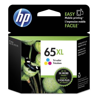 HP 65XL, (N9K03AN) High-Yield Tri-Color Original Ink Cartridge1