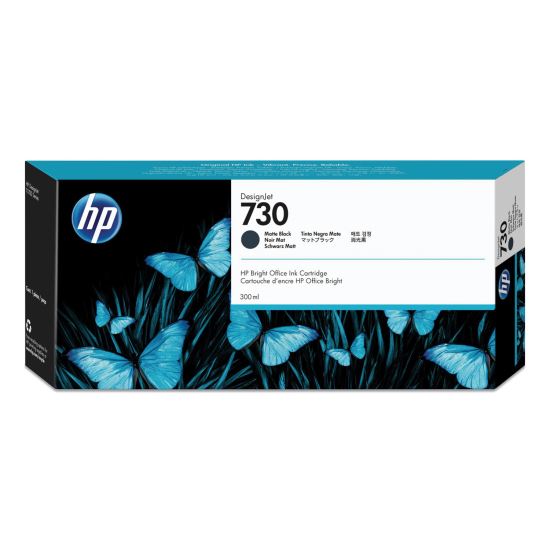 HP 730, (P2V71A) Matte Black Original Ink Cartridge1