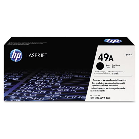 HP 49A, (Q5949A) Black Original LaserJet Toner Cartridge1