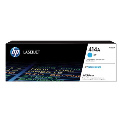 HP 414A, (W2021A) Cyan Original LaserJet Toner Cartridge1