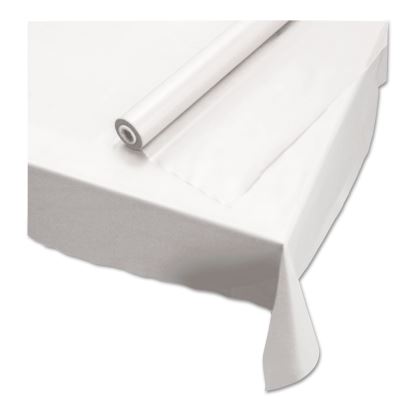 Plastic Roll Tablecover, 40" x 100 ft, White1