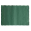 Solid Color Scalloped Edge Placemats, 9.5 x 13.5, Hunter Green, 1,000/Carton2