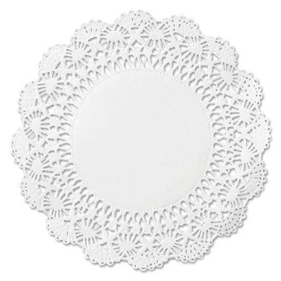 Cambridge Lace Doilies, Round, 10", White, 1,000/Carton1