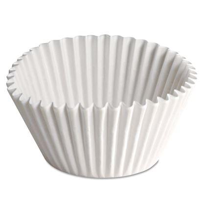Fluted Bake Cups, 2.25" Diameter x 1.88"h, White, 500/Pack, 20 Pack/Carton1