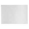 Knurl Embossed Scalloped Edge Placemats, 9.5 x 13.5, White, 1,000/Carton2