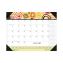 Recycled Desk Pad Calendar, Geometric Artwork, 22 x 17, White Sheets, Black Binding/Corners,12-Month (Jan to Dec): 20221