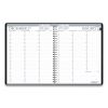 Recycled Professional Weekly Planner, 15-Minute Appts, 11 x 8.5, Blue Wirebound Soft Cover, 12-Month (Jan to Dec): 20232