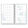 Recycled Academic Weekly/Monthly Appointment Planner, 8 x 5, Black Cover, 13-Month (Aug to Aug): 2021 to 20222