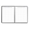 Executive Series Four-Person Group Practice Daily Appointment Book, 11 x 8.5, Black Hard Cover, 12-Month (Jan to Dec): 20232
