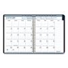 Recycled Wirebound Weekly/Monthly Planner, 11 x 8.5, Black Cover, 12-Month (Jan to Dec): 20232