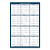 Academic Year Recycled Poster Style Reversible/Erasable Yearly Wall Calendar, 24 x 37, 12-Month (July to June): 2022 to 20232