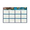Earthscapes Recycled Reversible/Erasable Yearly Wall Calendar, Sea Life Photos, 24 x 37, White Sheets, 12-Month(Jan-Dec):20222
