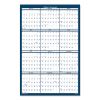 Recycled Yearly Reversible Wall Calendar Non-Laminated, 24 x 37, White/Blue Sheets, 12-Month (Jan to Dec): 20232