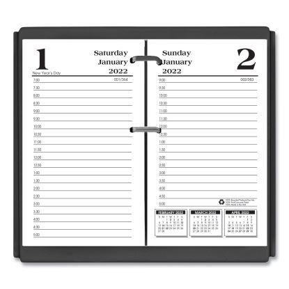 Economy Daily Desk Calendar Refill, 3.5 x 6, White Sheets, 20231