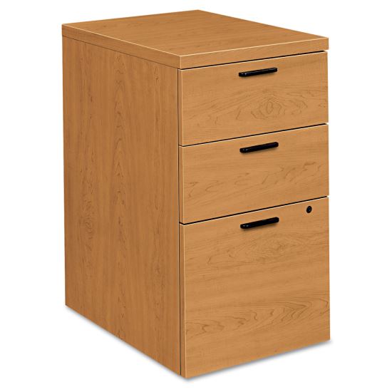 10500 Series Mobile Pedestal File, Left or Right, 3-Drawers: Box/Box/File, Legal/Letter, Harvest, 15.75" x 22.75" x 28"1