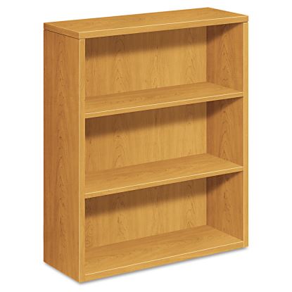 10500 Series Laminate Bookcase, Three-Shelf, 36w x 13-1/8d x 43-3/8h, Harvest1