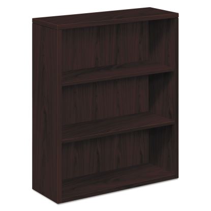 10500 Series Laminate Bookcase, Three-Shelf, 36w x 13-1/8d x 43-3/8h, Mahogany1