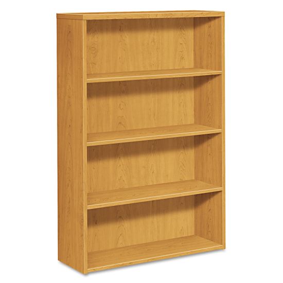 10500 Series Laminate Bookcase, Four-Shelf, 36w x 13.13d x 57.13h, Harvest1